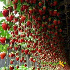 Клубника ампельная Анастасия купить по цене от 370р. в интернет-магазине «Посадика» с доставкой почтой в в Чусовойе и по всей России – [изображение №1].